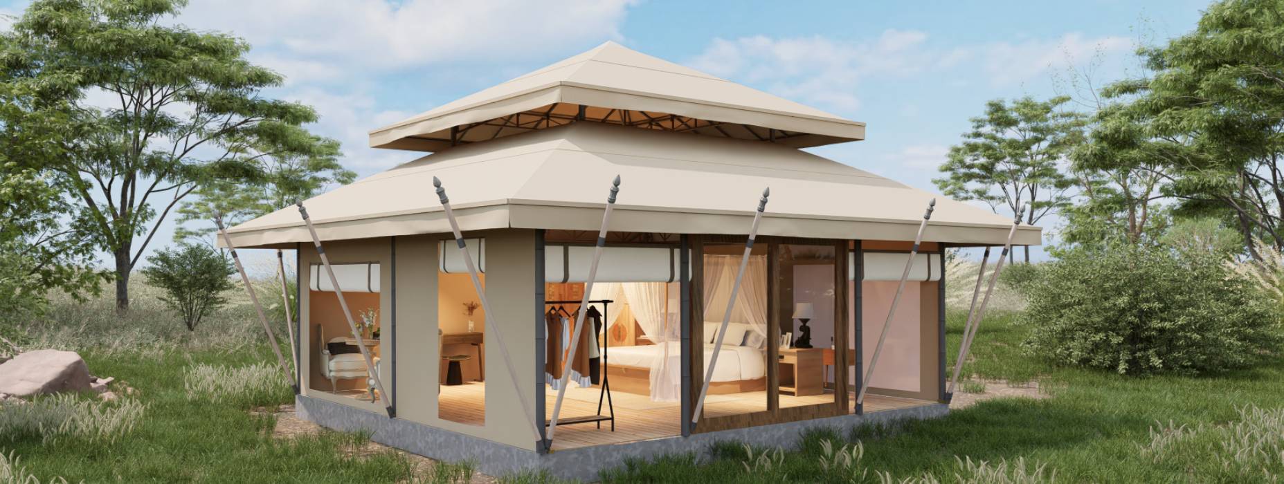 右江区户外野奢帐篷